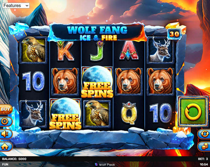 wolf fang - ice & fire