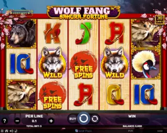 Wolf Fang Sakura Fortune