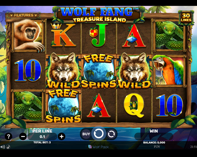 wolf fang – treasure island