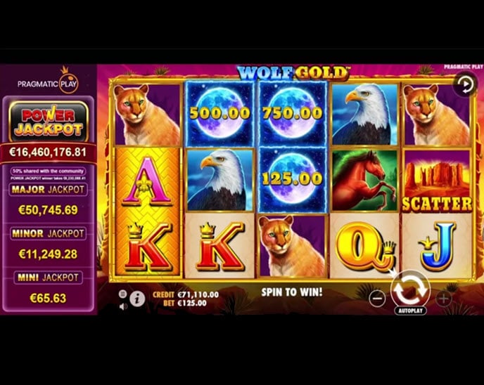 wolf gold power jackpot