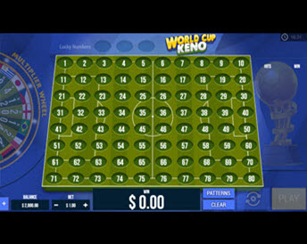 world cup keno
