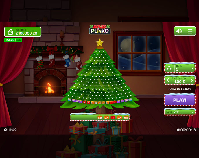xmas plinko