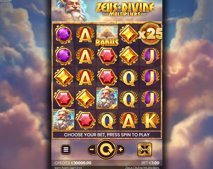 zeus divine multipliers