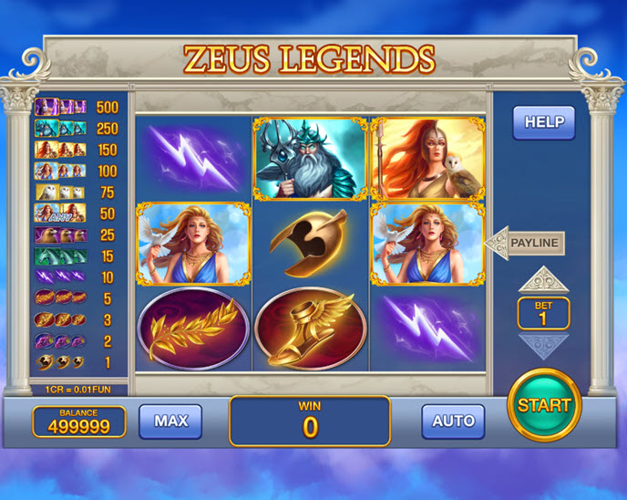 zeus legends (pull tabs)