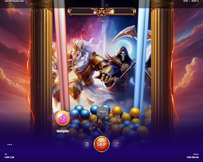 zeus vs thanatos