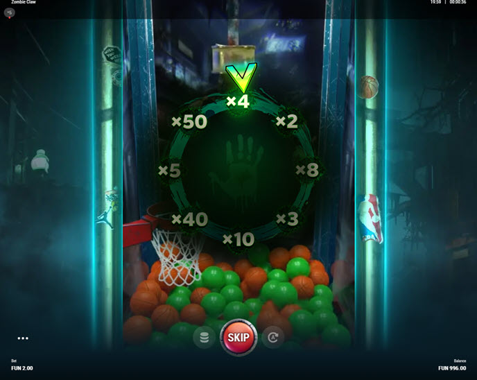 zombie basketball claw