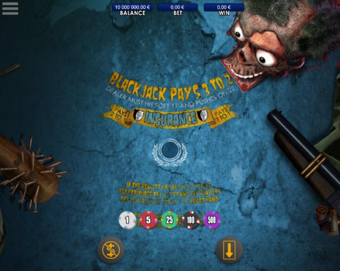 zombie blackjack
